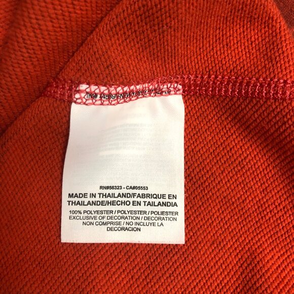 Nike Dri Fit Hoodie Womens Size Large Just Do It Orange Pullover Sweatshirt - Picture 6 of 8